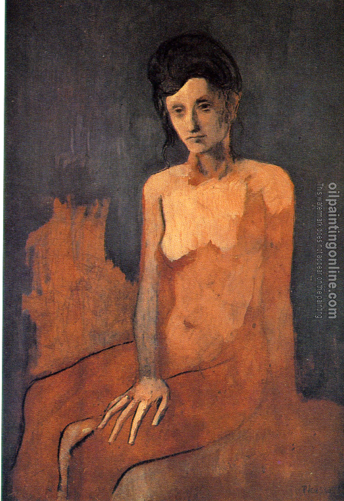 Picasso, Pablo - seated nude